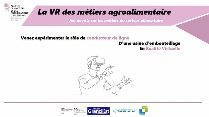 Découverte du métier de conducteur de ligne en industrie agroalimentaire via un outil de réalité de virtuelle