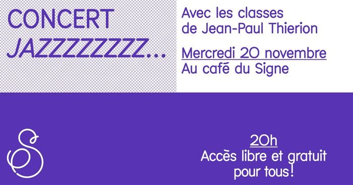 Concert de Jazz avec les classes de Jean-Paul Thierion