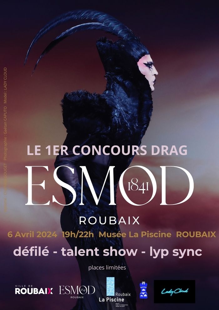 ESMOD organise son 1 er concours Drag à La Piscine.