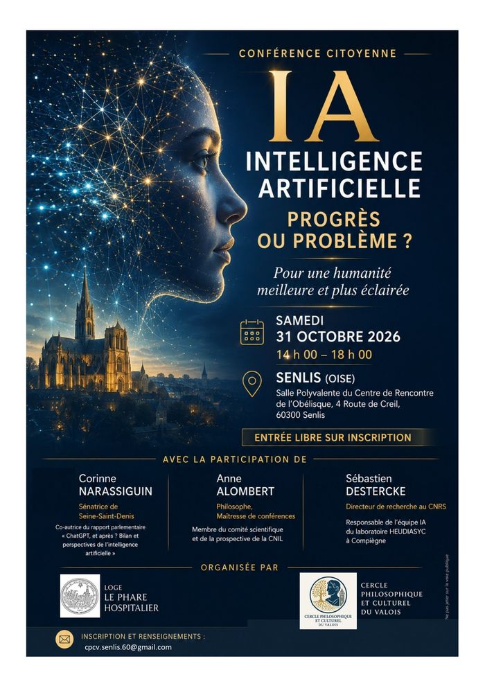 Conférence citoyenne sur l’intelligence artificielle, regard croisé science, philosophie et politique
