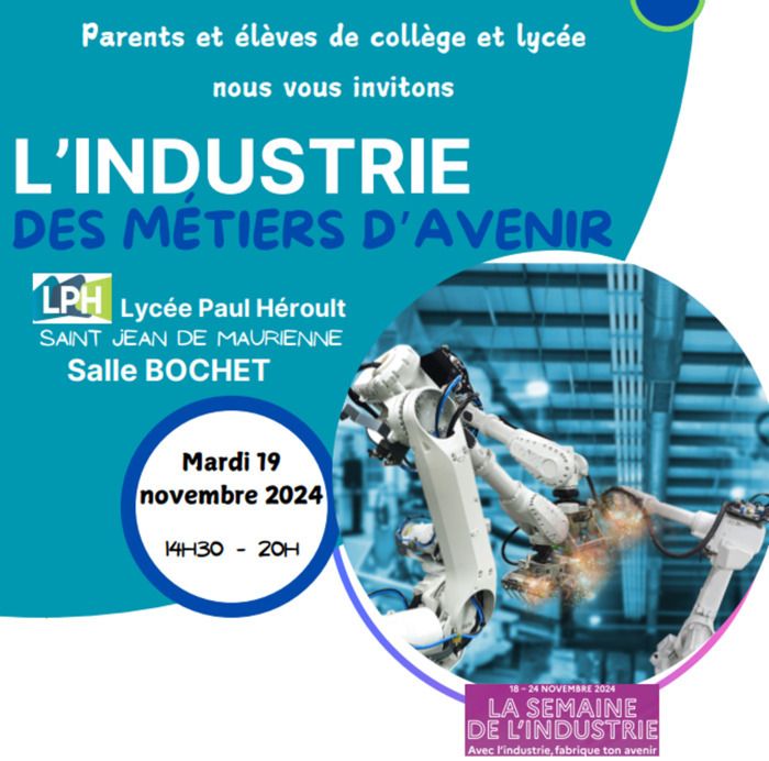 Une série de 3 conférences avec des professionnels de l'industrie et des anciens élèves.