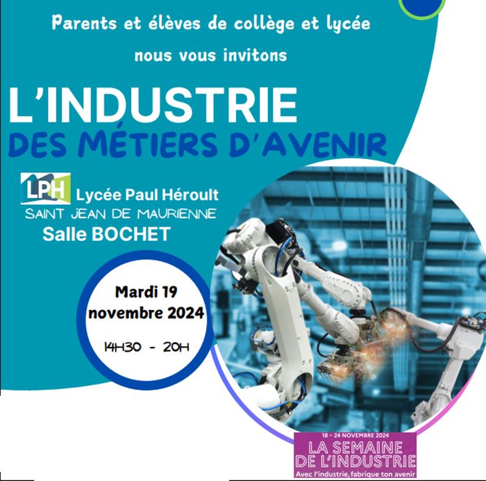 Une série de 3 conférences avec des professionnels de l'industrie et des anciens élèves.