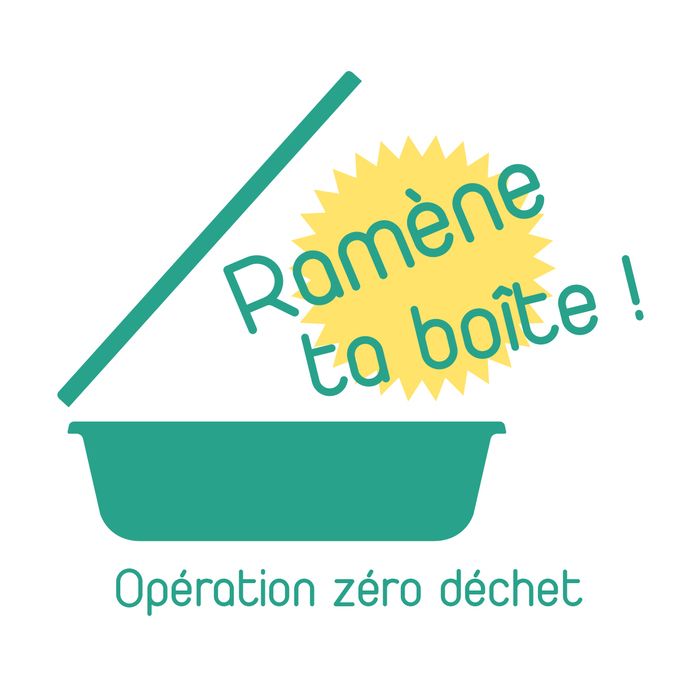 Stand ramène ta boîte pour présenter l'opération zéro déchet à Pantin avec un atelier furoshiki pour remplacer le papier cadeau