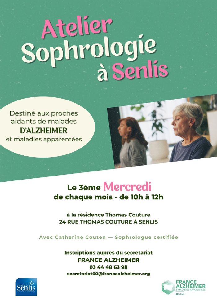 Cet atelier offre aux aidants un espace dédié à la détente, pour mieux gérer le stress et prévenir l’épuisement lié à l’accompagnement d’un proche atteint de la maladie d’Alzheimer ou apparentée.