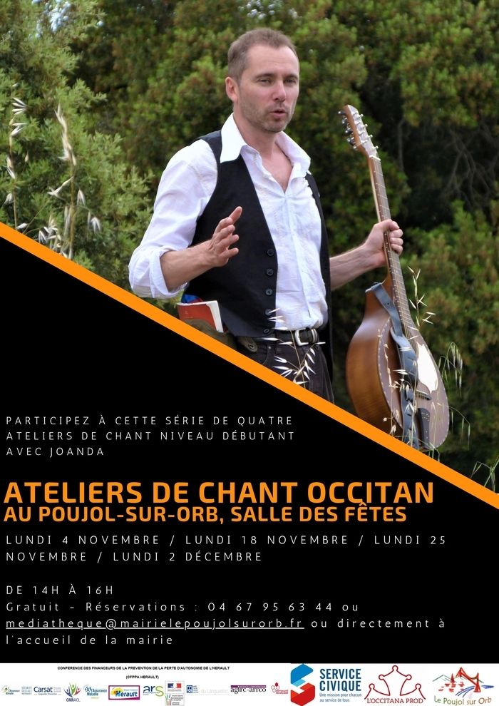 Avec l’atelier chant on découvre ou redécouvre ces chansons issues de la tradition populaire que l’on apprend ou réapprend à entonner ensemble avec des chansons actuelles avec Joanda.