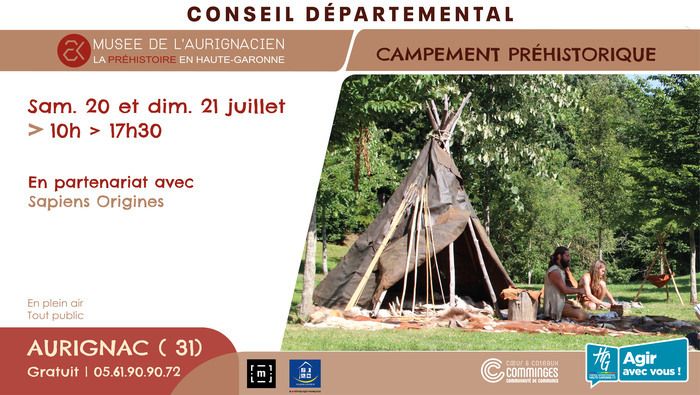 Le musée de l’Aurignacien vous propose de découvrir le mode de vie des hommes préhistoriques à travers la reconstitution d’un campement du Paléolithique.