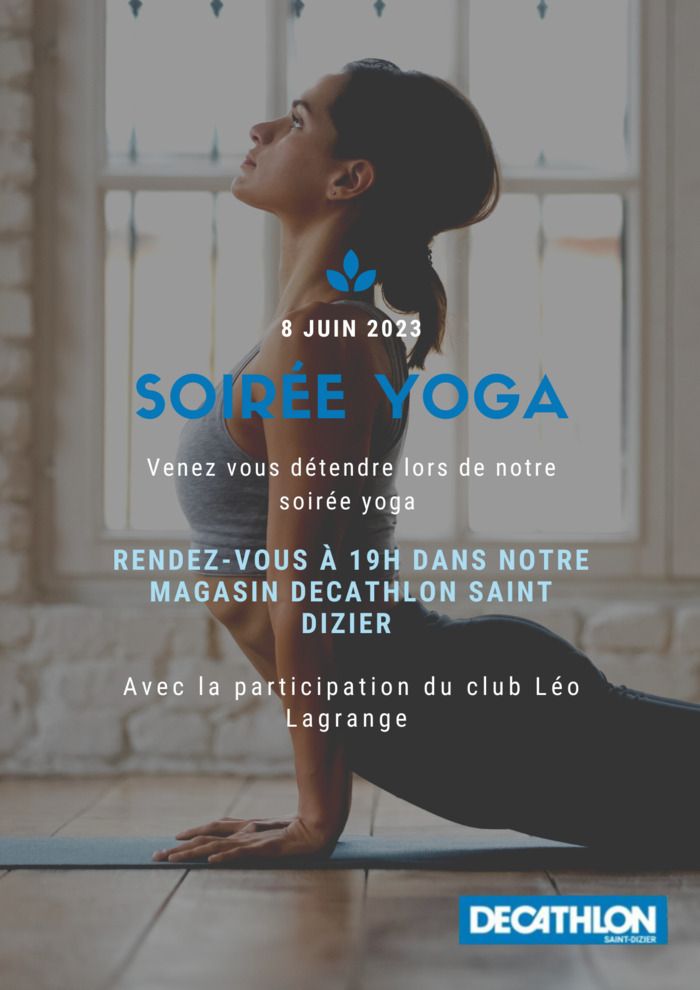 Venez-vous détendre lors d'une soirée yoga au sein du magasin!