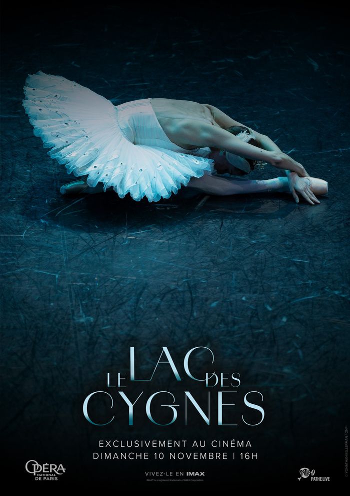 Le célèbre ballet LE LAC DES CYGNES, filmé à l’Opéra national de Paris,  sera diffusé au cinéma de Senlis le dimanche 10 novembre à 16h