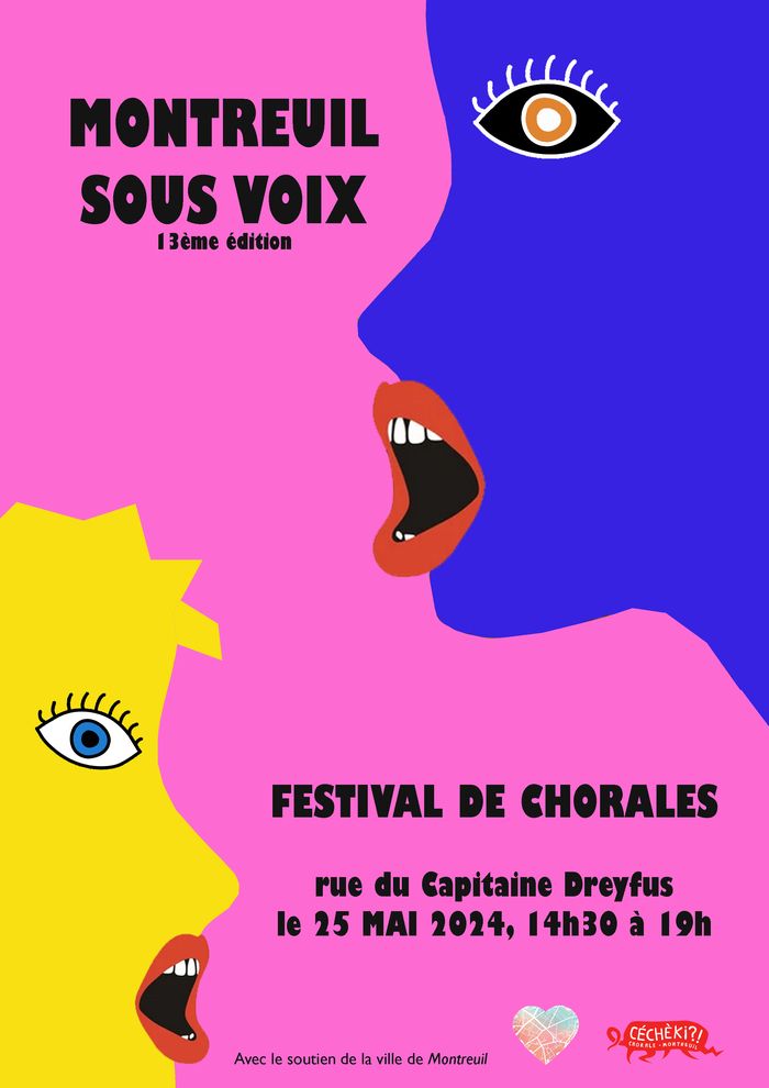 Festival de chorales  le samedi 25 mai rue du Capitaine Dreyfus, Montreuil