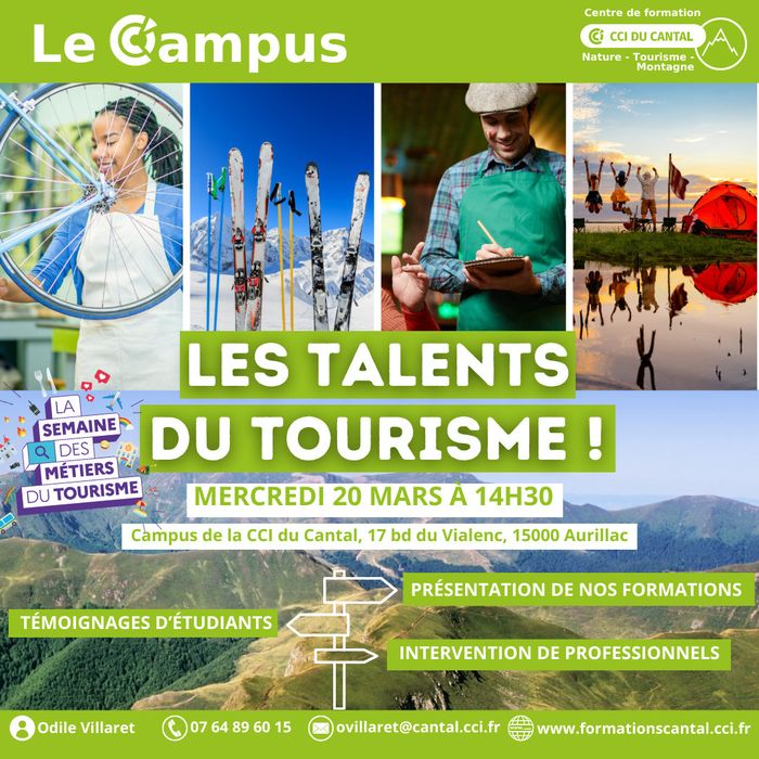 Semaine des métiers du tourisme