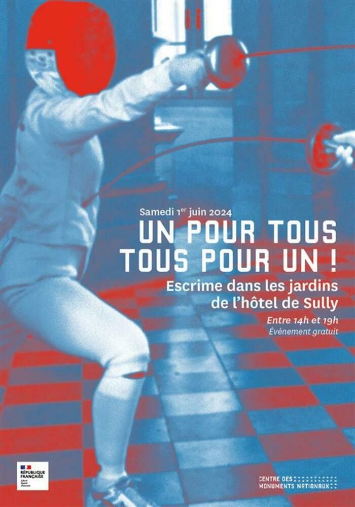 Nur wenige Wochen vor Eröffnung der Olympischen und Paralympischen Spiele Paris 2024 können Sie das Fechten in den Gärten des Hôtel de Sully entdecken.