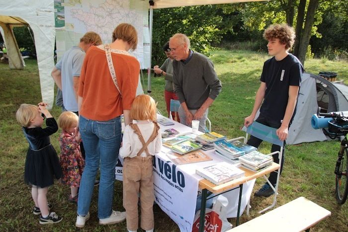 Stand circulez à vélo en sécurité - Marquage vélo - Participation cyclistes