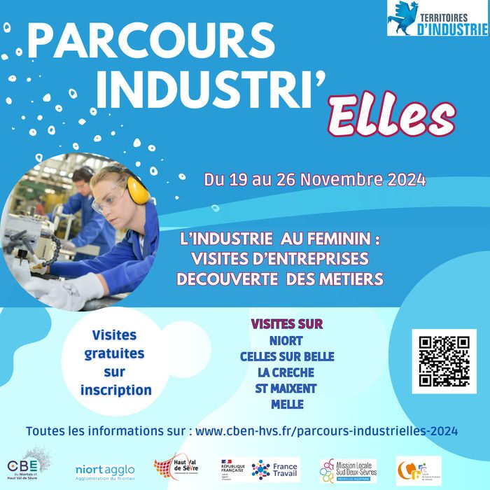 Visites d’entreprises pour un public féminin en recherche d’emploi ou reconversion afin de faire découvrir des métiers et des entreprises industrielles locales aux femmes.