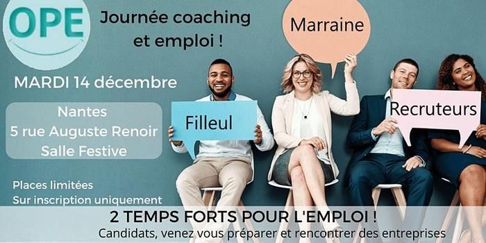 Une journée pour rencontrer votre futur parrain/marraine et passer des entretiens bienveillants avec à la clef un emploi. Venez essayer !