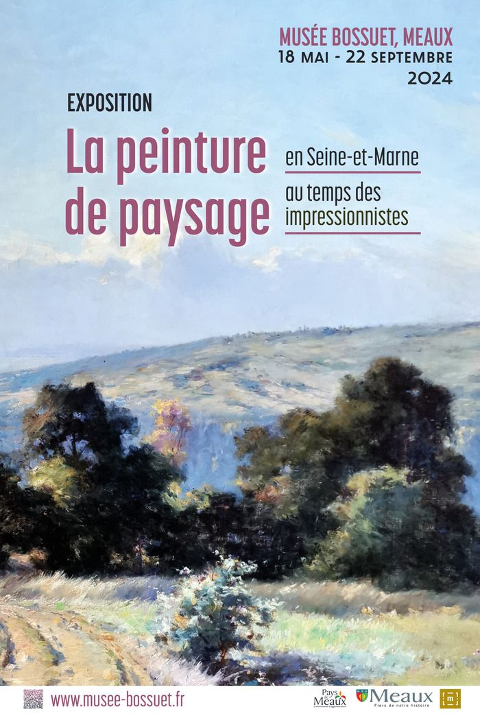 Besuch der Ausstellung " Die Landschaftsmalerei in Seine-et-Marne zur Zeit der Impressionisten von Laura Lèze, Kuratorin der Ausstellung.