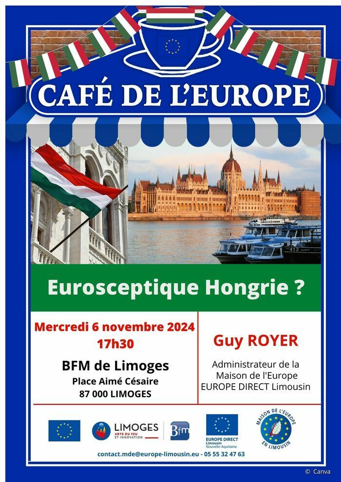 Café de l'Europe sur la Hongrie à l'occasion de la présidence hongroise du Conseil de l'Union européenne.