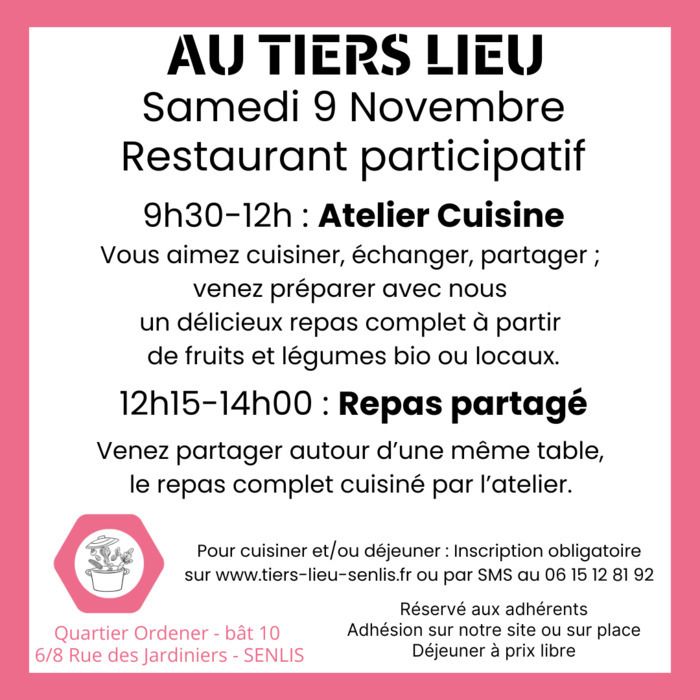 Venez cuisiner des invendus dans la convivialité & déjeuner