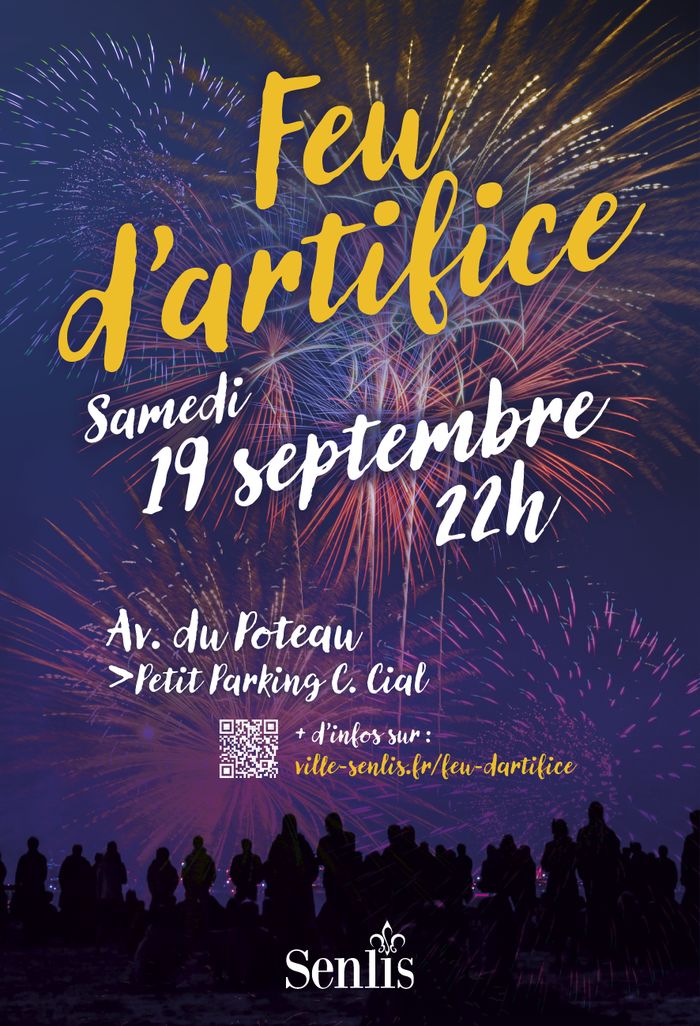 Le feu d’artifice aura lieu le samedi 19 septembre 2026 à 22h. Le public pourra y assister depuis le petit parking du centre commercial de Villevert.