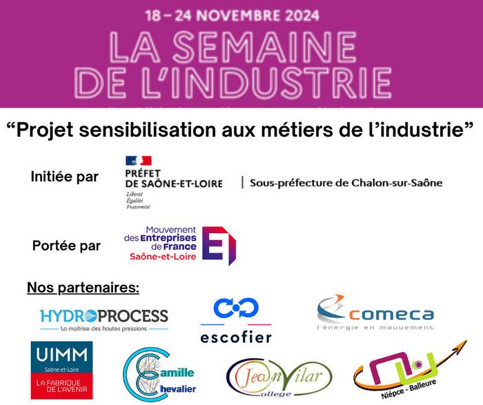 • Visite d'un centre de formation spécialisé dans les métiers de la métallurgie, l'UIMM