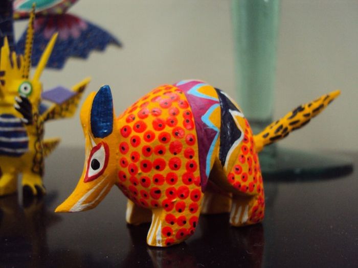 Ateliers de fabrication d'Alebrijes avec l'association Lezennes Arts Plastiques