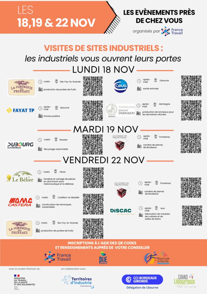 Les industriels ouvrent leurs ateliers