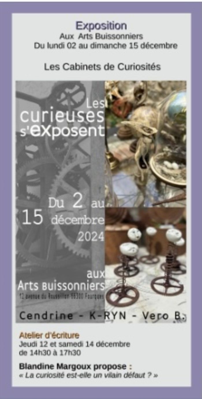 Exposition "Les cabinets de curiosité"