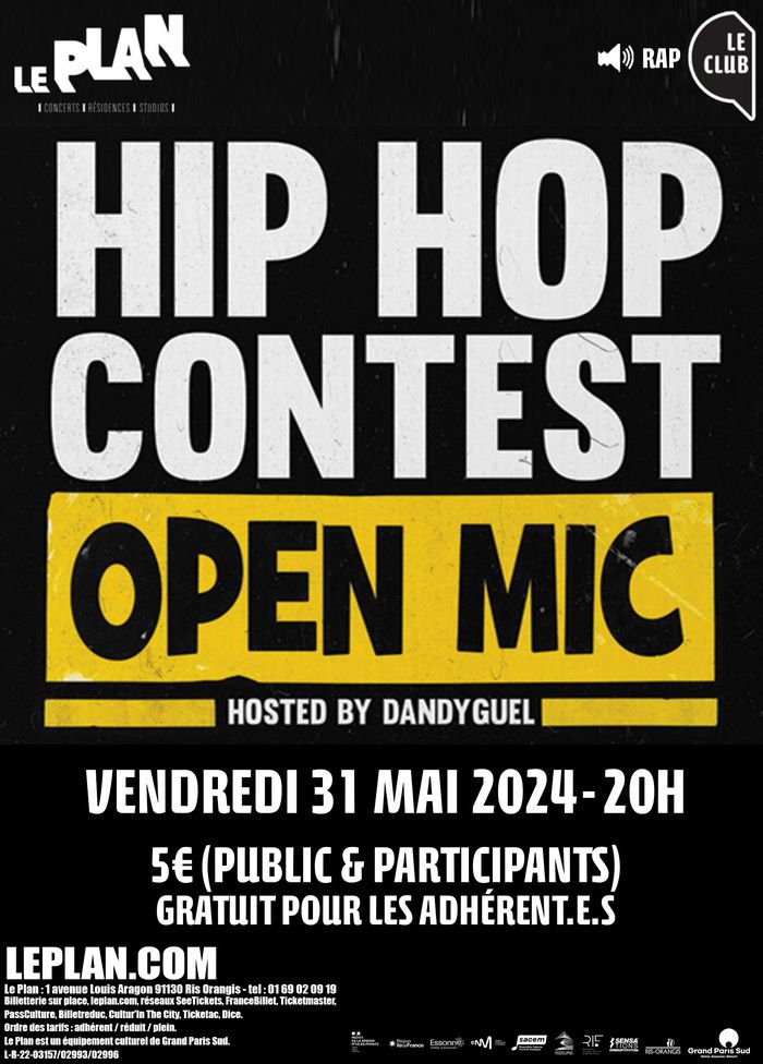 Un Rap Contest dans la plus pure tradition des open mics.