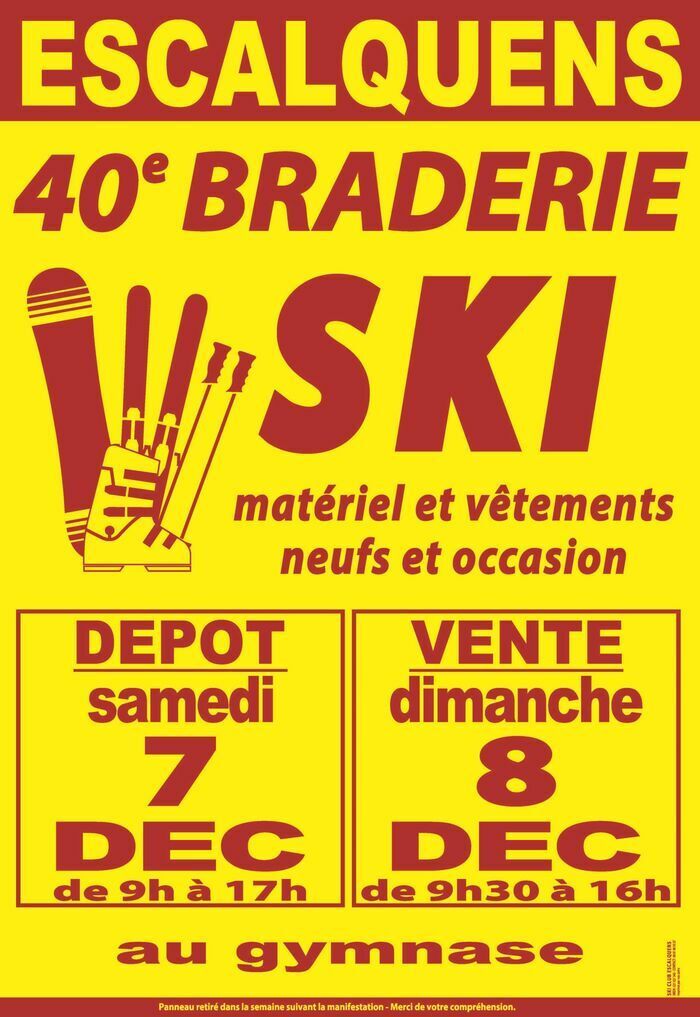 vente de matériels et vêtements neufs et occasions de ski