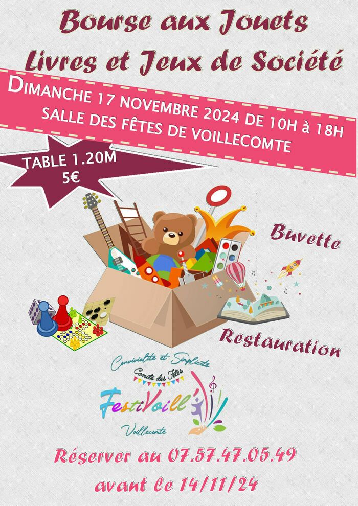 Seconde vie pour des jouets, jeux de société et livres inutilisés