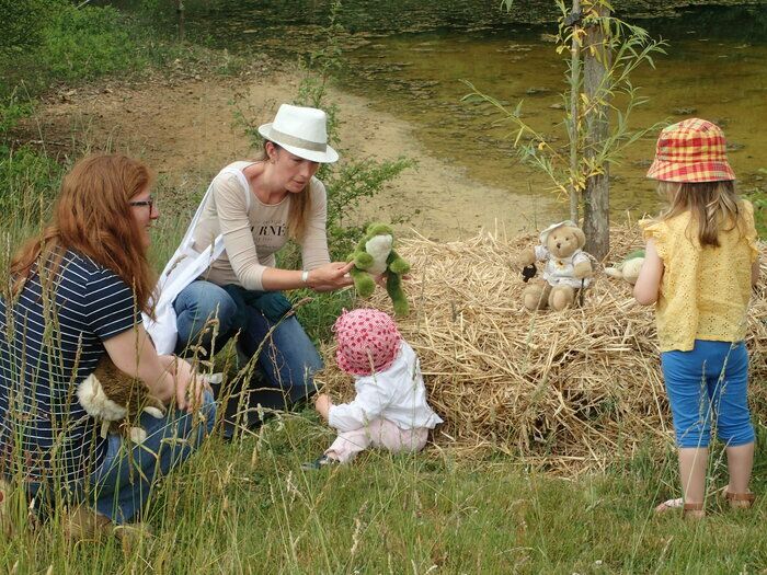 Mein Doudou macht die Tour! Besuch für Kinder von 2 bis 8 Jahren und ihre Familien. Doudous willkommen! Dauer: 45 Minuten.