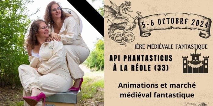 L'association API Médiévales organise son premier festival médiéval et fantastique au rucher L'Atelier du Miel : animations, exposition sur l'histoire de l'apiculture, 35 stands d'artisans, spectacles