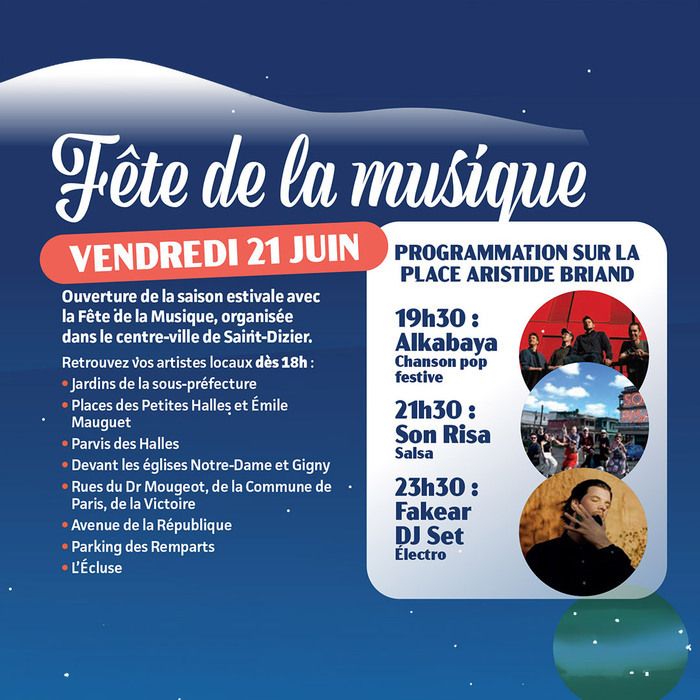 Venez célébrer la musique à Saint-Dizier le vendredi 21 juin !