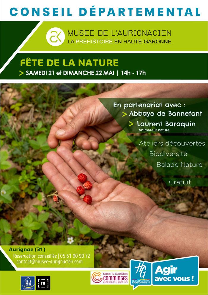 À l’occasion de cet événement national, le musée de l’Aurignacien vous propose de célébrer la nature et de participer à des animations et ateliers de découverte de la biodiversité.