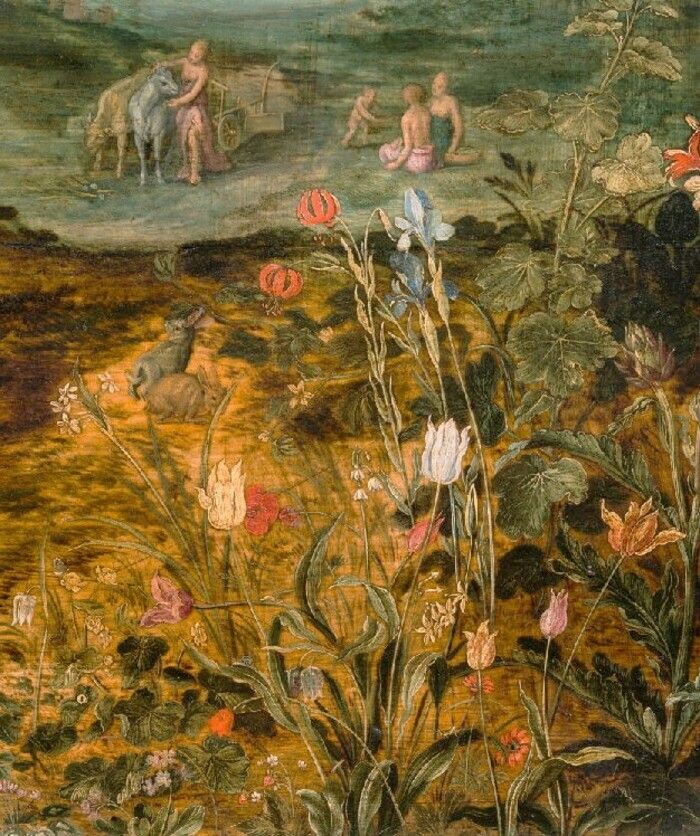 Was wäre, wenn Sie die von Brueghel gemalten Blumen und Früchte riechen könnten, Ihre Hand in das Wasser des Flusses tauchen könnten, die Blätter unter den Schritten des Malers knacken hören könnten,