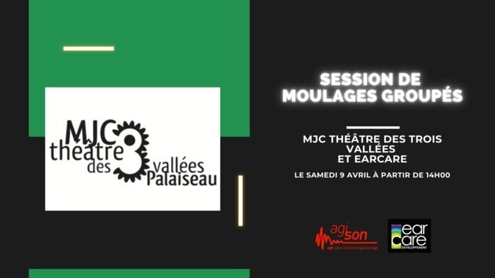 En partenariat avec  Agi-son  et  ses relais régionaux , nous organisons des sessions de réalisation d'empreintes groupées, pour protecteurs auditifs sur-mesure et in-ear monitors.