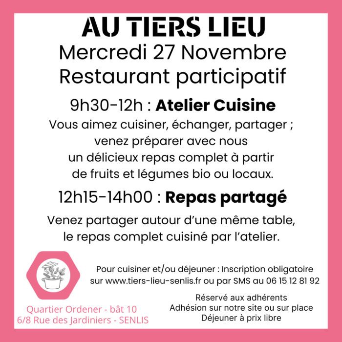 Venez cuisiner des invendus dans la convivialité & déjeuner