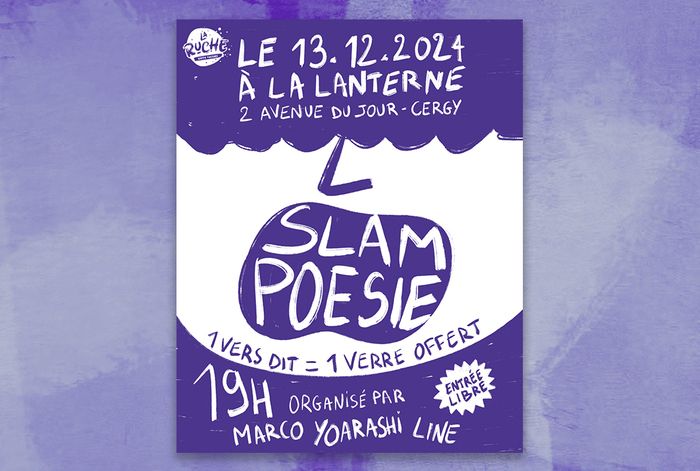 Scène slam et Poésie à La Lanterne le vendredi 13 décembre 2024 à La Lanterne (cergy)