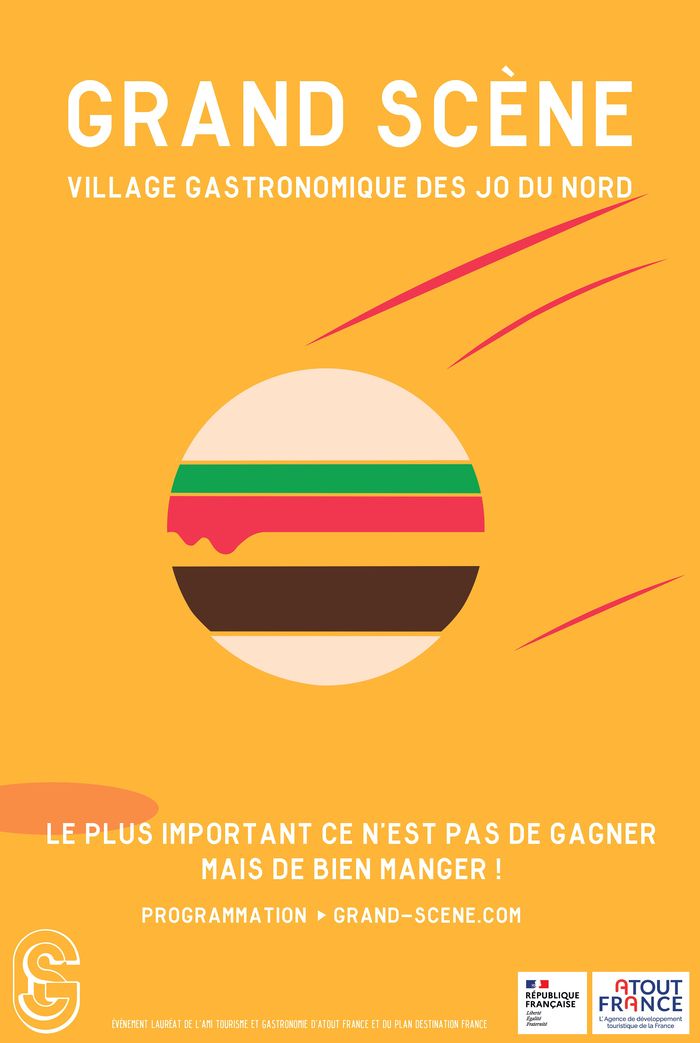 À l'approche des Jeux Olympiques et Paralympiques 2024, Grand Scène se transforme en village gastronomique et halte incontournable pour profiter des Jeux à Lille cet été !