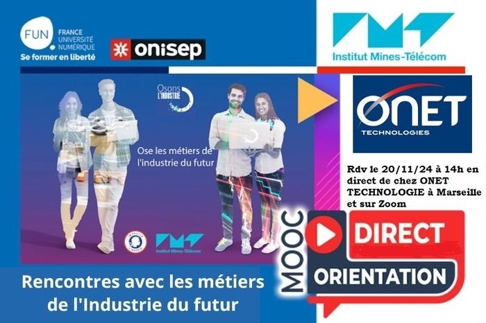 Des émissions destinés aux scolaires, aux adultes en situation de reconversion professionnelle pour découvrir toutes les possibilités de carrières offertes par tous les secteurs de l’industrie.