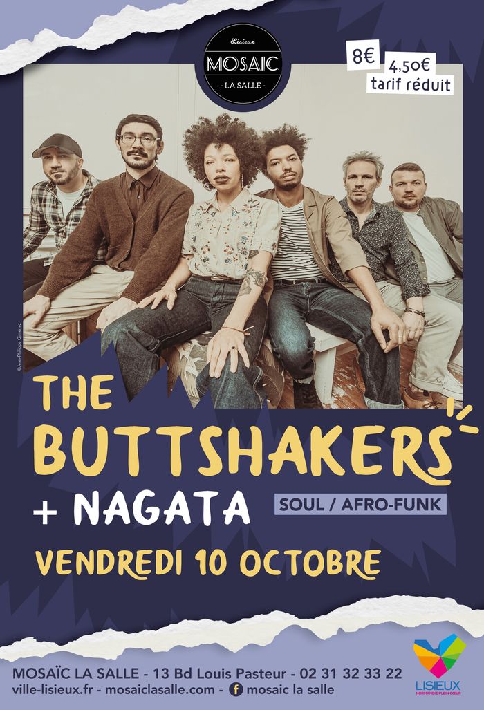 The Buttshakers en concert, avec Nagata en première partie. Une soirée soul/afro-funk brûlante, cuivres et groove garantis.