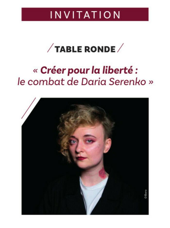 Avec Daria Serenko artiste et militante russe.
    Soirée animée par Natacha Laurent, historienne de la Russie et de l'Union soviétique, membre du laboratoire FRAMESPA.