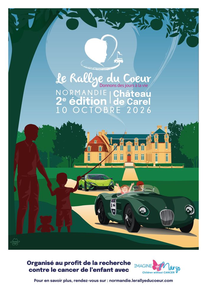 Le Rallye du Cœur est un événement caritatif qui rassemble des passionnés de voitures anciennes et d'exception afin de collecter des fonds pour la recherche contre les cancers pédiatriques,