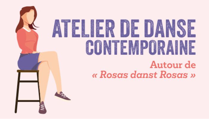 Les classes de dans contemporaine et les femmes qui ont participé à l'atelier Rosas danst Rosas présentent leur travail