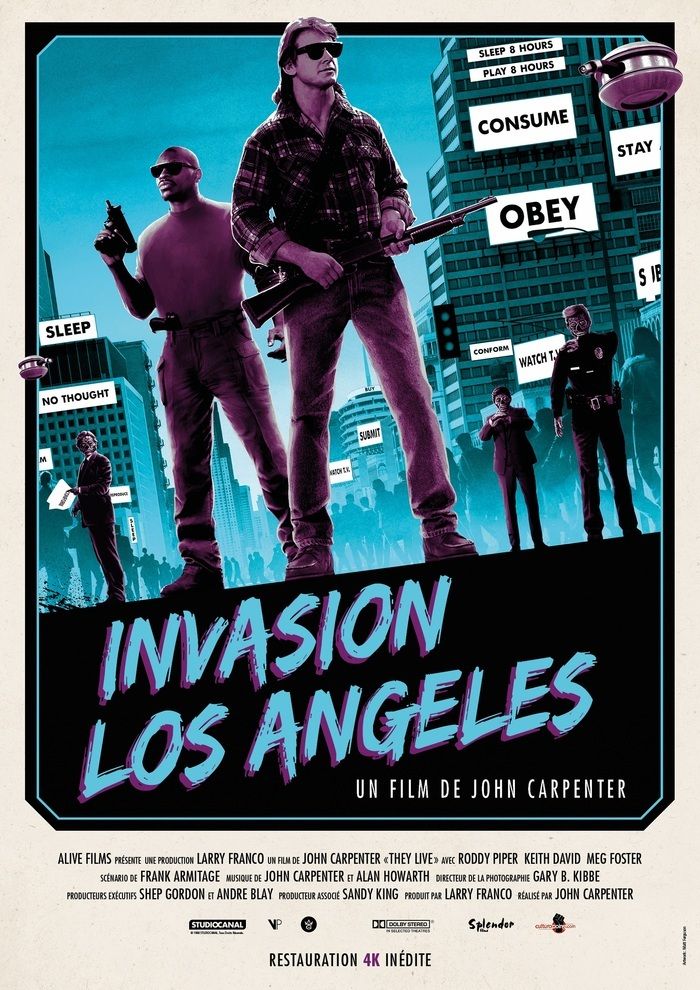 Pendant l'été le cinéma de Senlis vous propose un Summer Video-Klub les vendredis : 6e séance avec INVASION LOS ANGELES de John Carpenter.