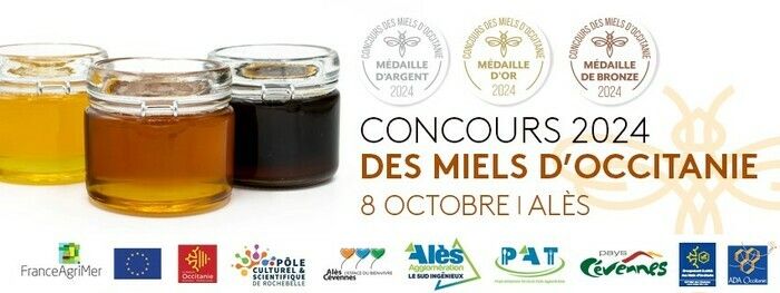 Concours des miels organisé par le Groupement Qualité des Miels d'Occitanie (GQMOC) le 8 octobre 2024 matin à Alès