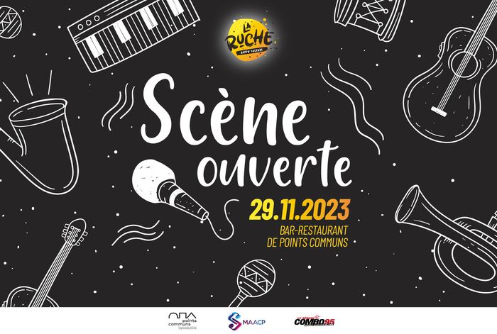 Vous êtes chanteur·se, musicien·ne, slameur·se, humoriste, danseur·se et souhaitez montrer votre talent sur scène ?
    Alors les scènes ouvertes de La Ruche sont faites pour vous !