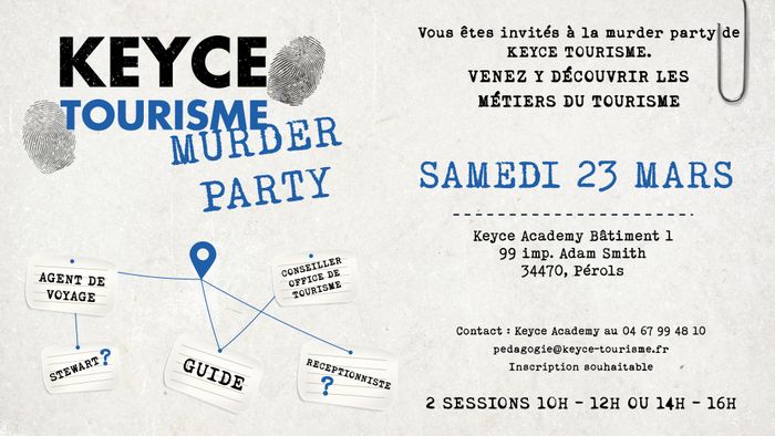 Murder Party chez Keyce Tourisme Montpellier