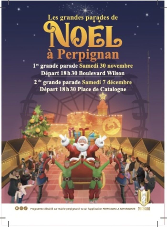 Noël à Perpignan - Parade blanche