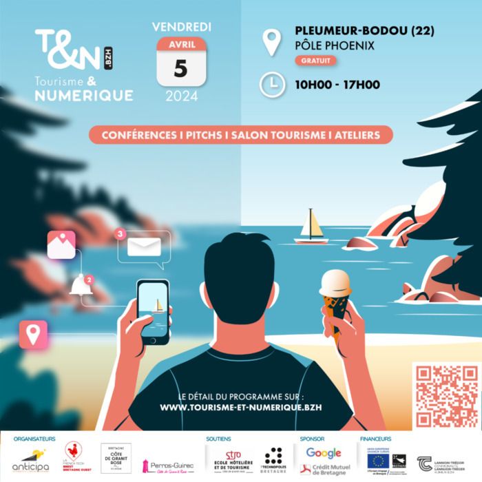 Tourisme et Numérique, l’événement breton pour les professionnels du tourisme et les acteurs du numérique ! Cette 9ème édition, gratuite et ouverte aura lieu le vendredi 5 avril 2024 à Pleumeur-Bodou.