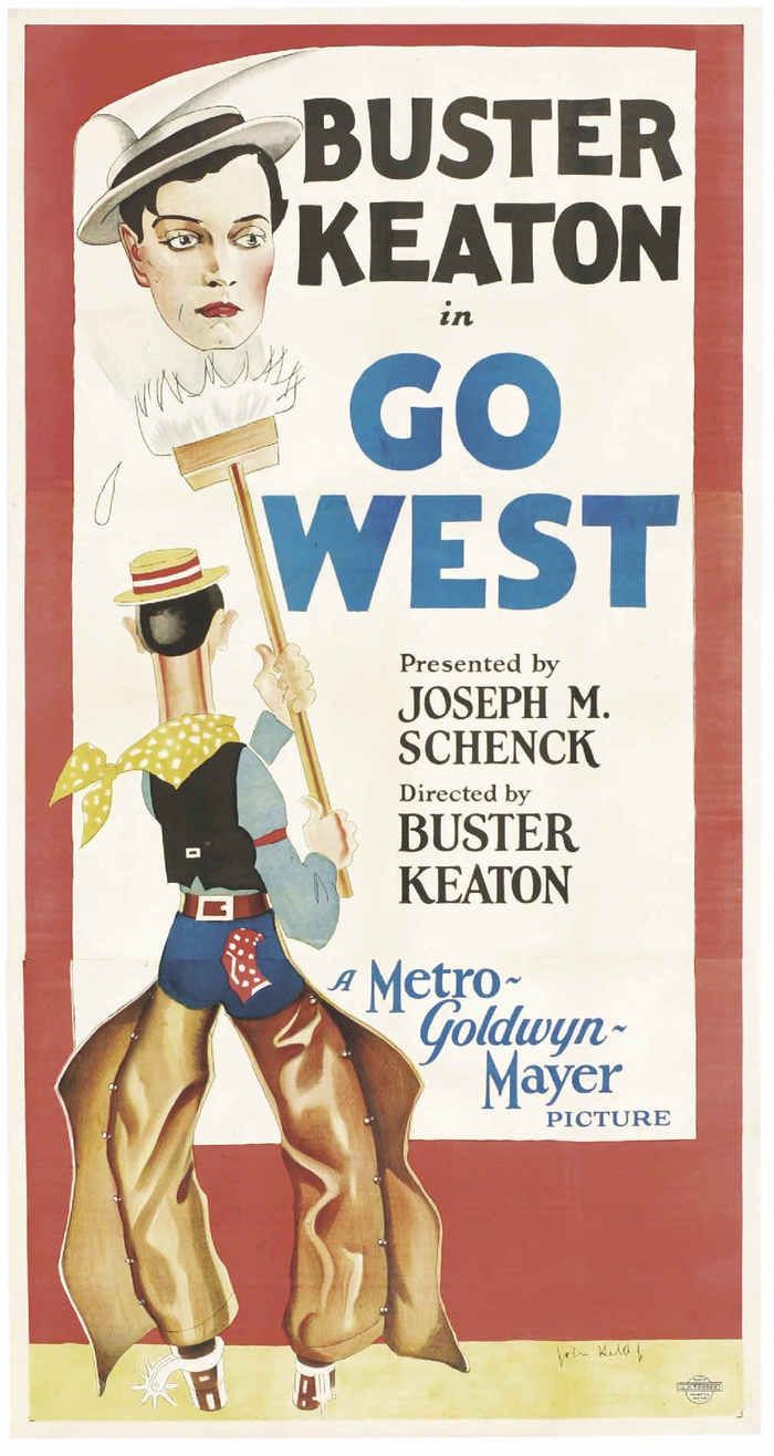 Diffusion de Go West (Ma vache et moi) de Buster Keaton